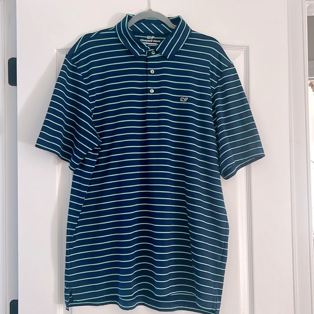 Vineyard Vines Performance mens short sleeve polo shirt Large